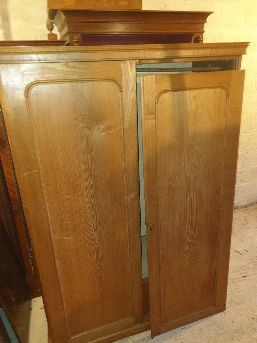 Victorian 2 door wardrobe  View III
