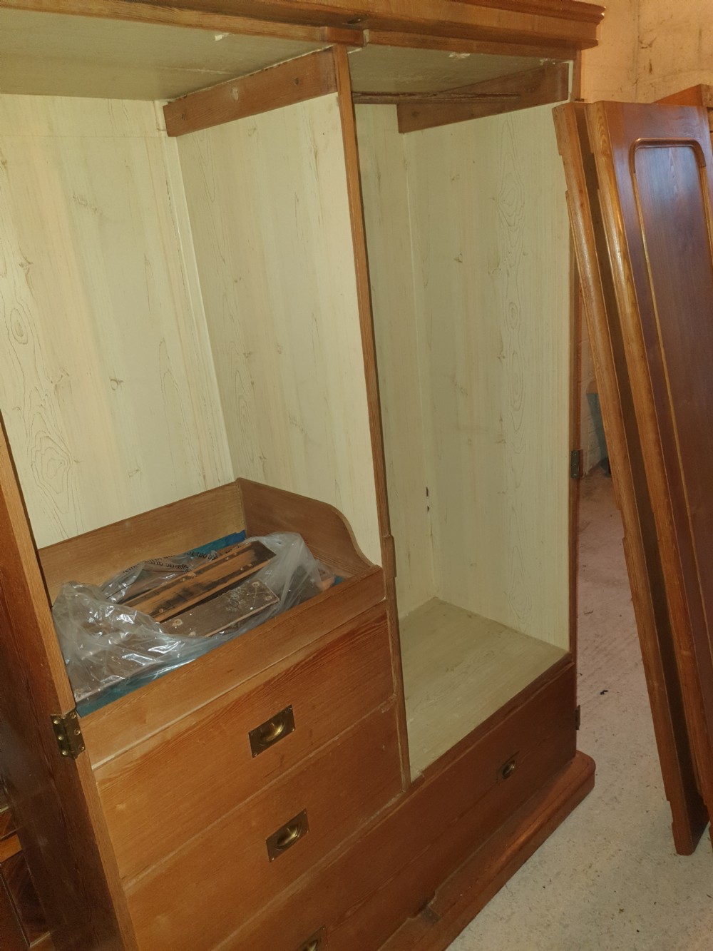 Victorian 2 door wardrobe  View IV