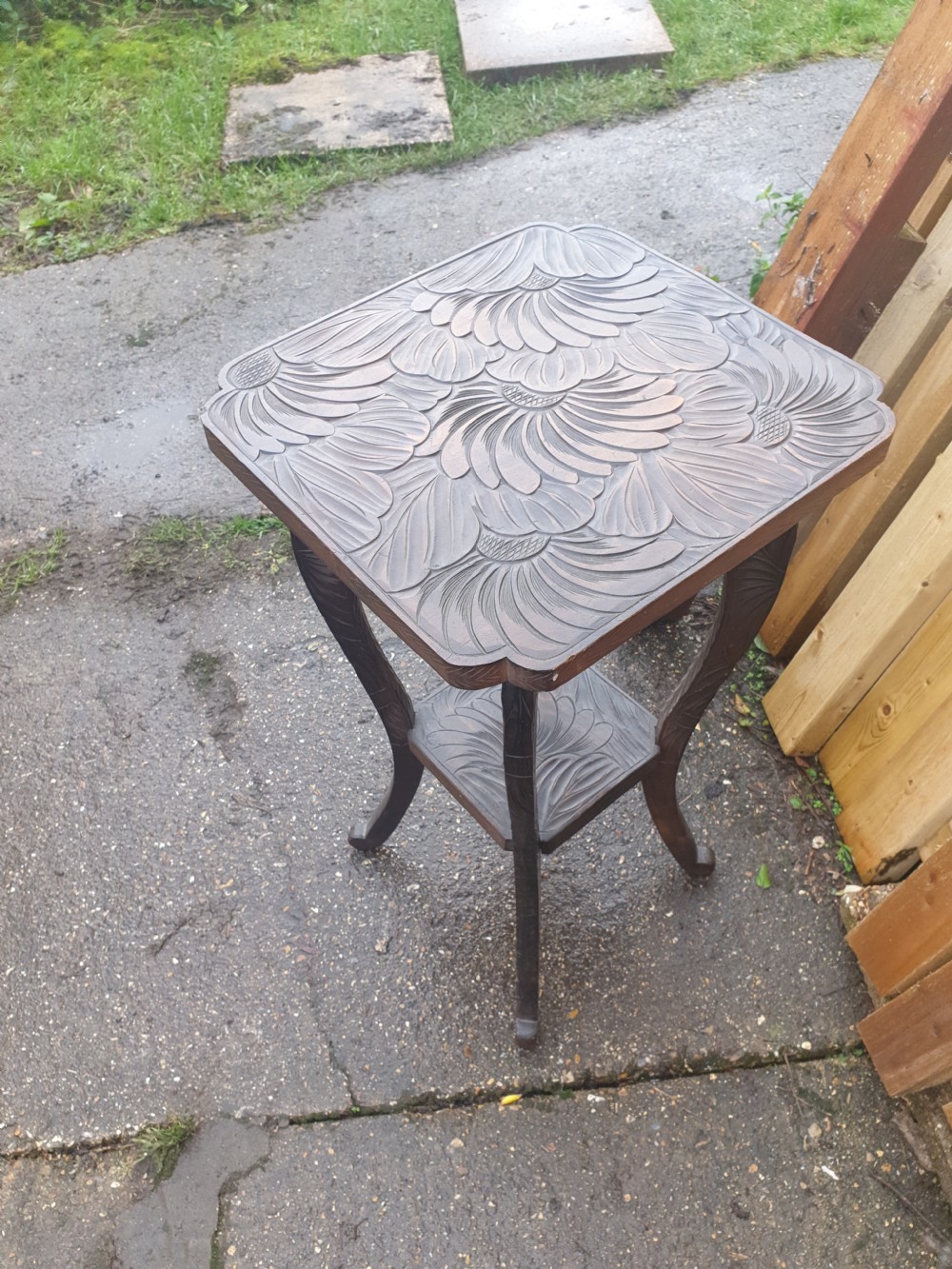 Liberty's 2 tier carved table  View III