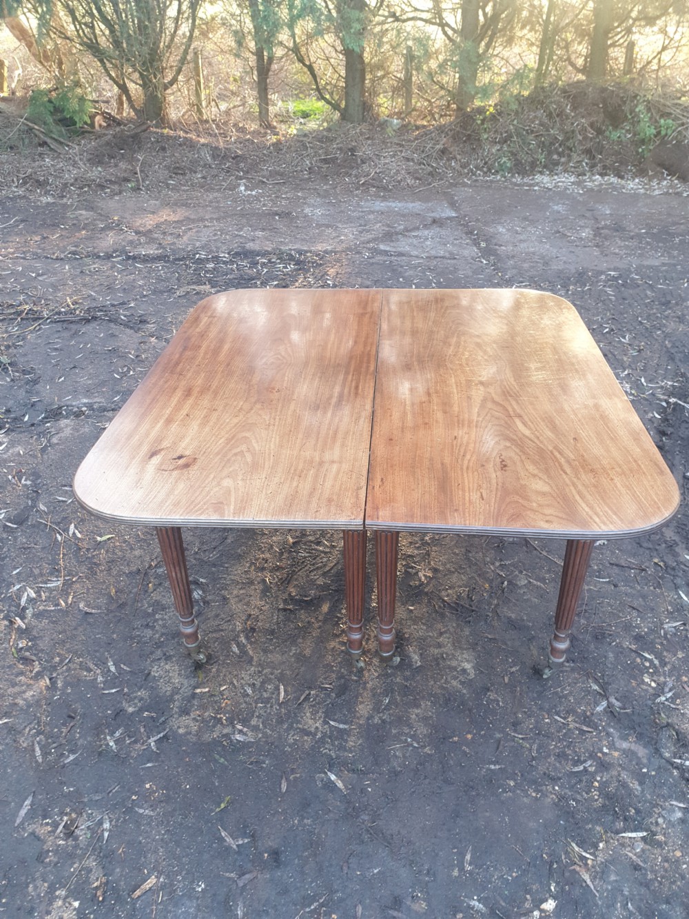 Early 19th century Gillows style extending table. View III