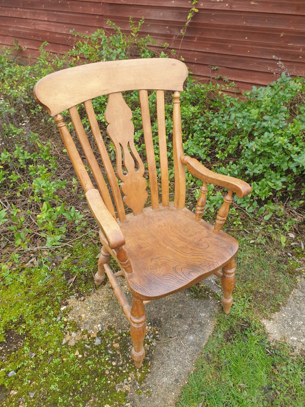 Late Victorian Windsor armchair.  View III