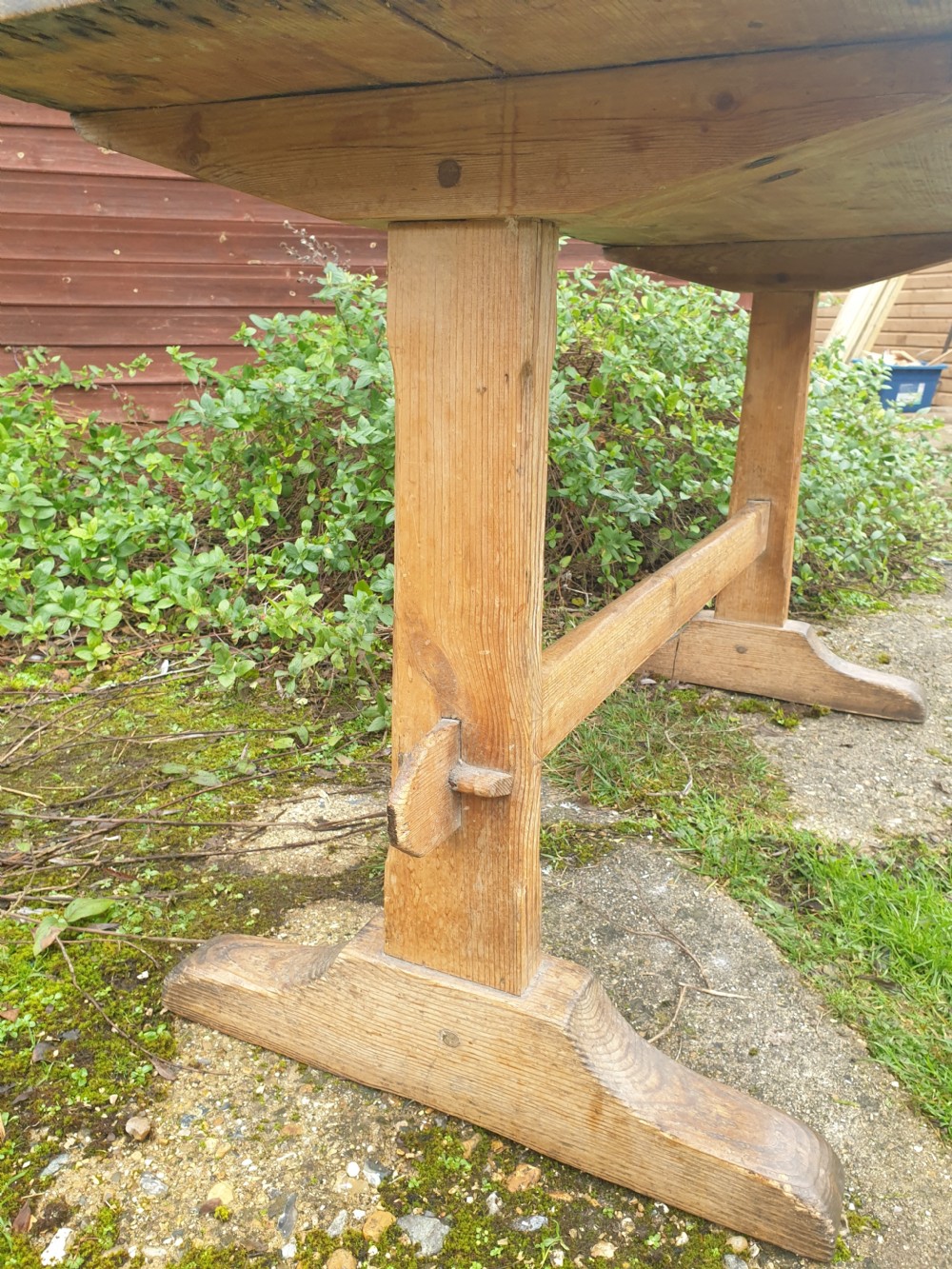 Original farmhouse pine table View II