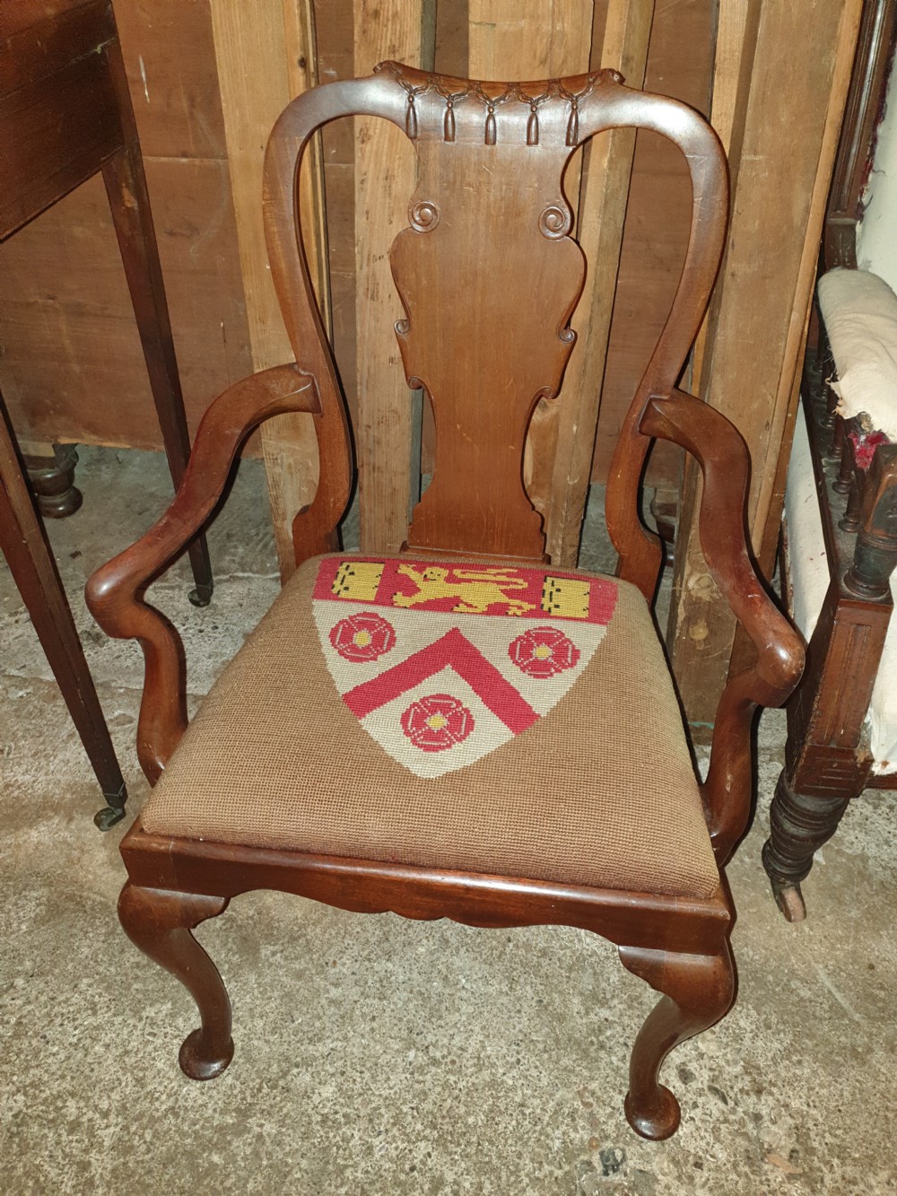 Childs Queen Anne style armchair. 