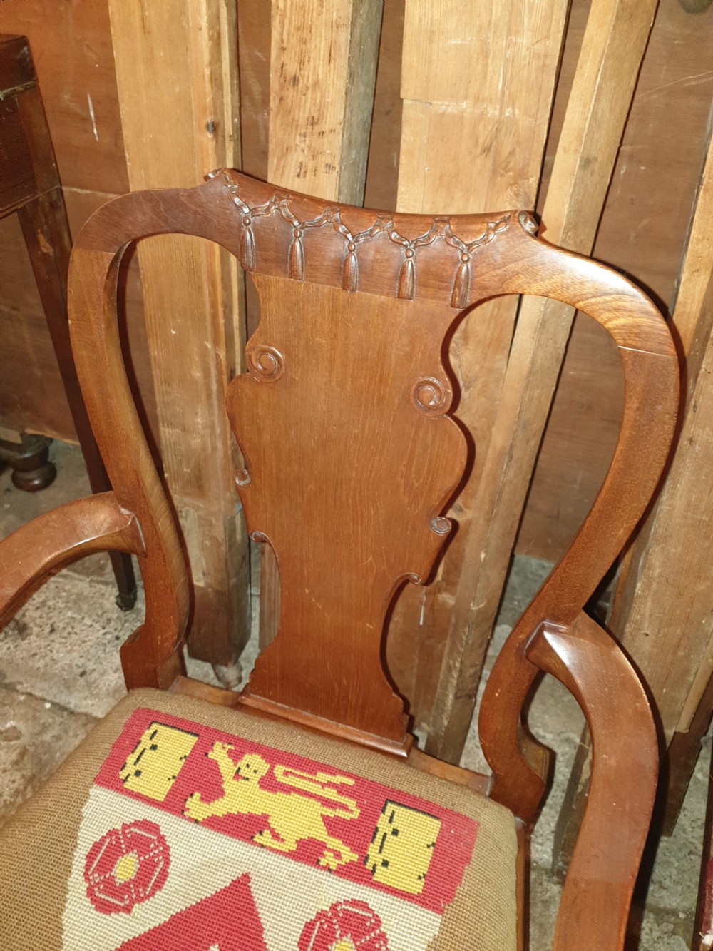 Childs Queen Anne style armchair.  View II