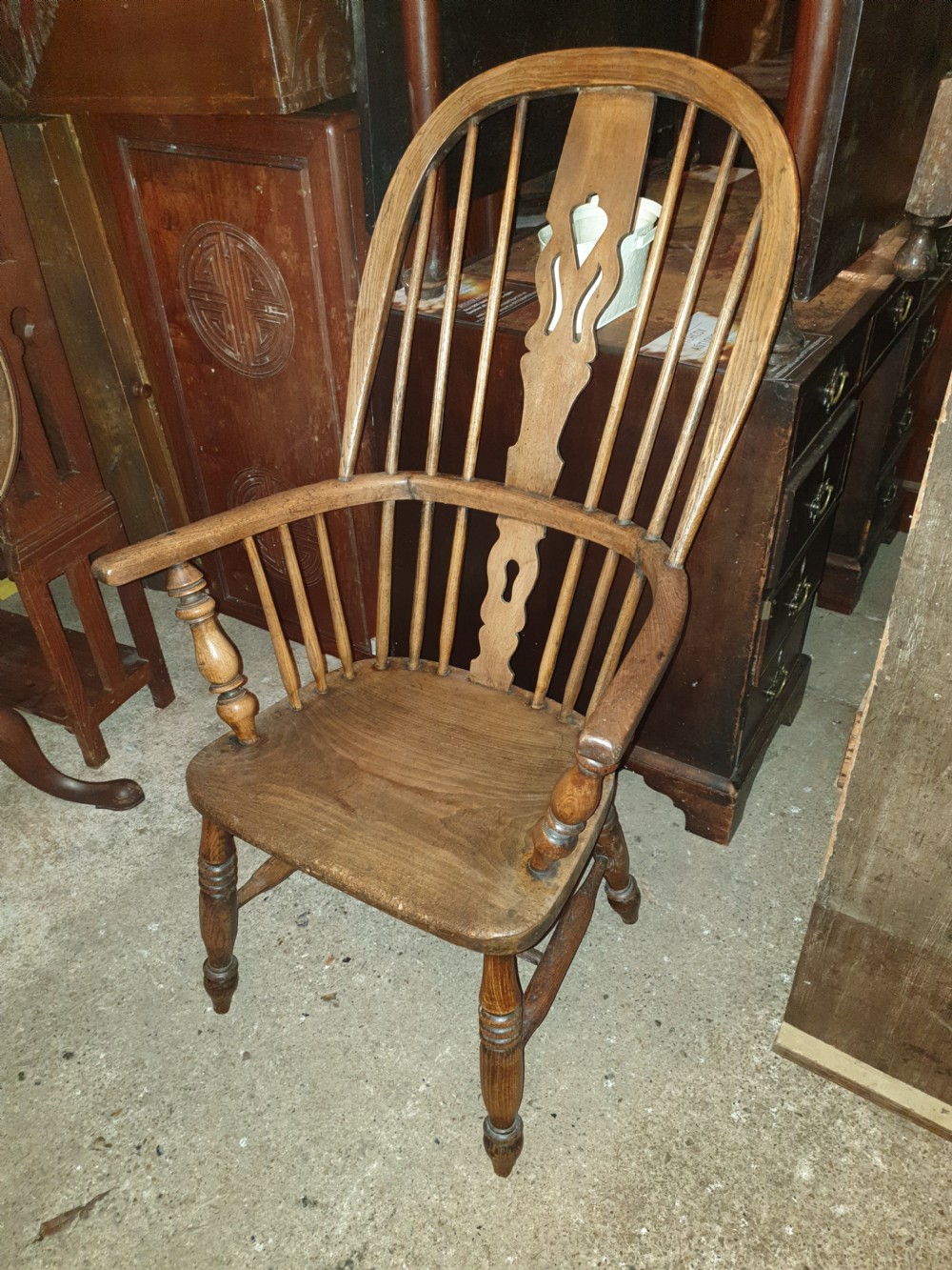 Victorian Windsor armchair 