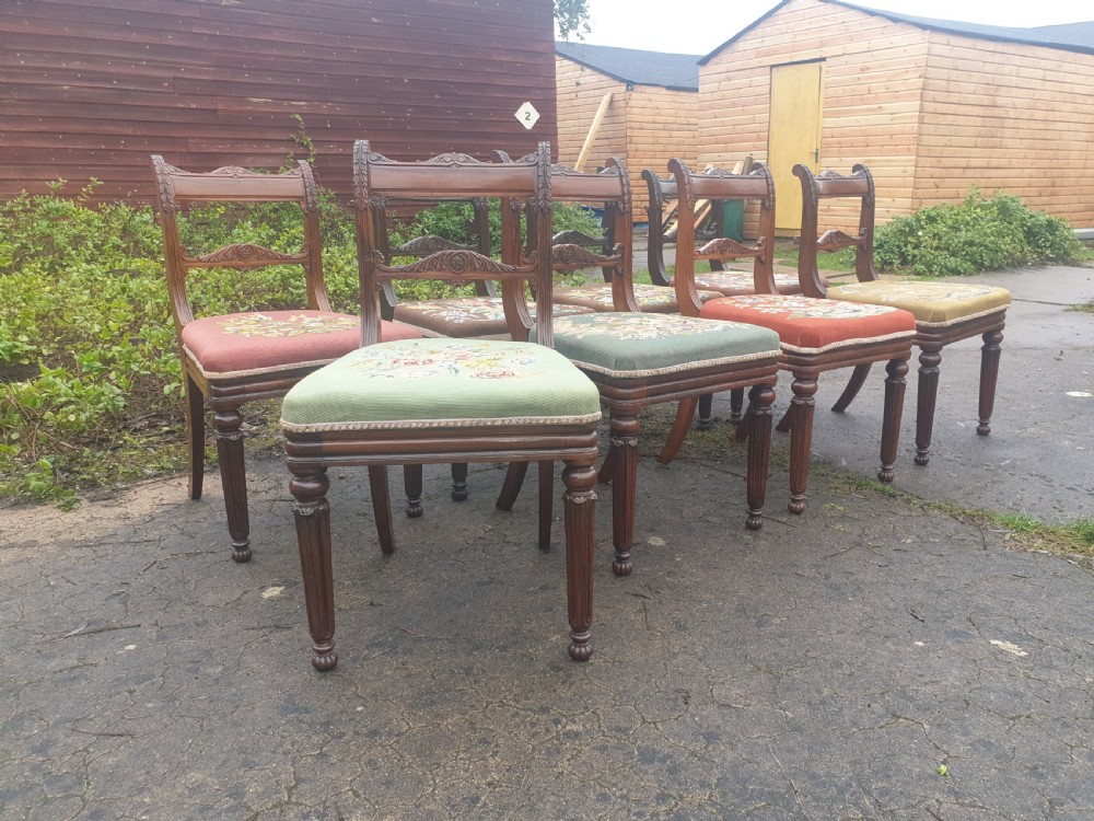 Set of 8 dining chairs  View III