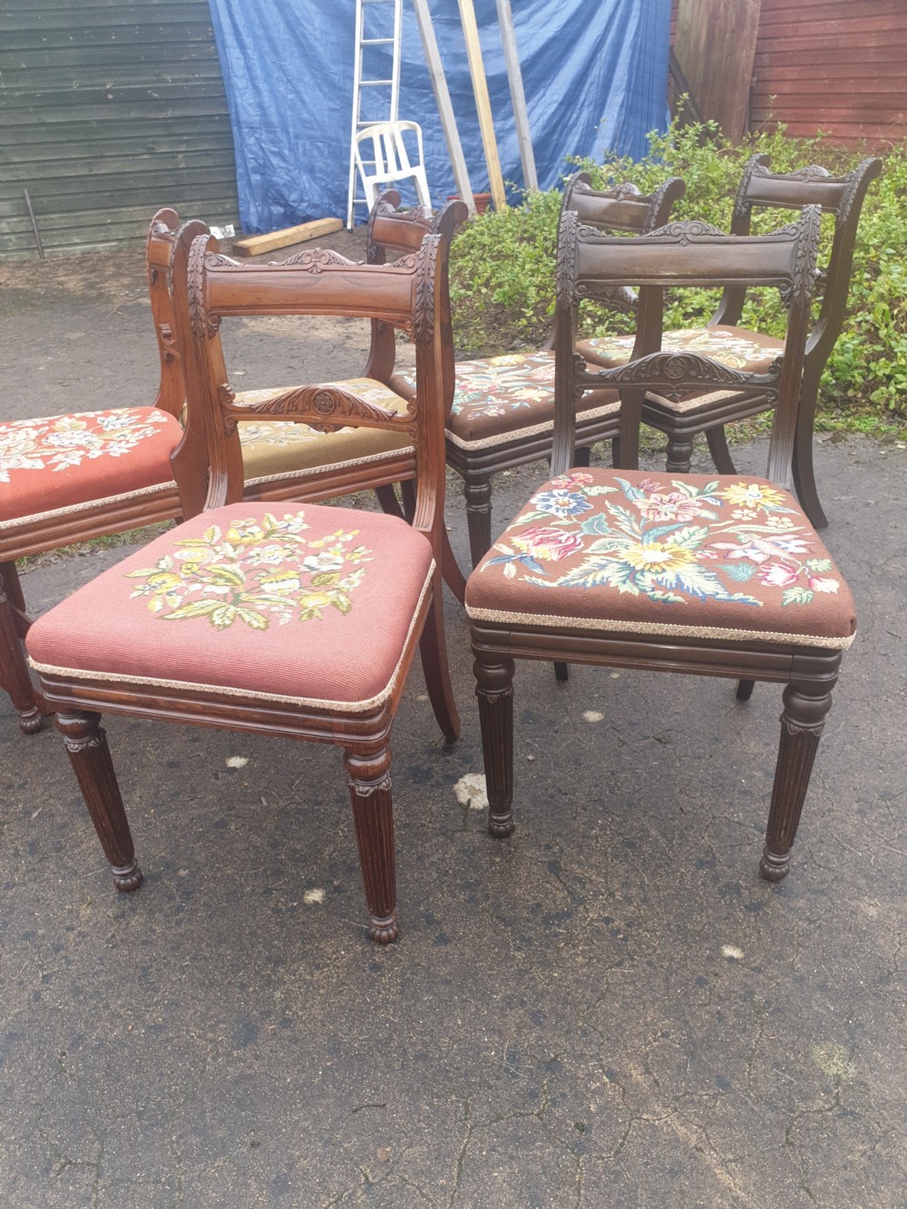 Set of 8 dining chairs  View VI