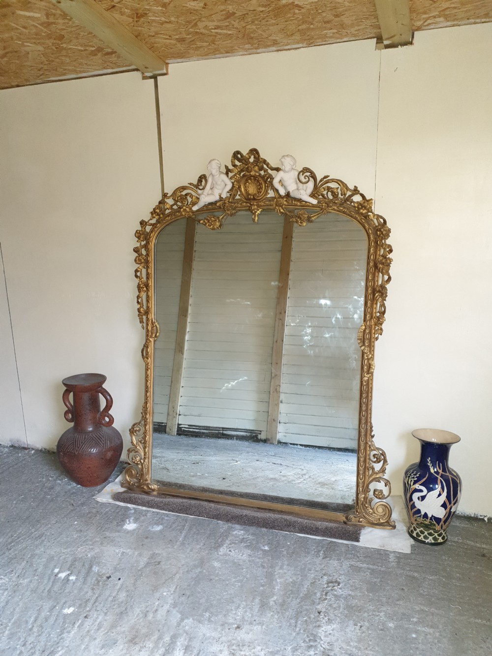 Good 19th century mirror  View X