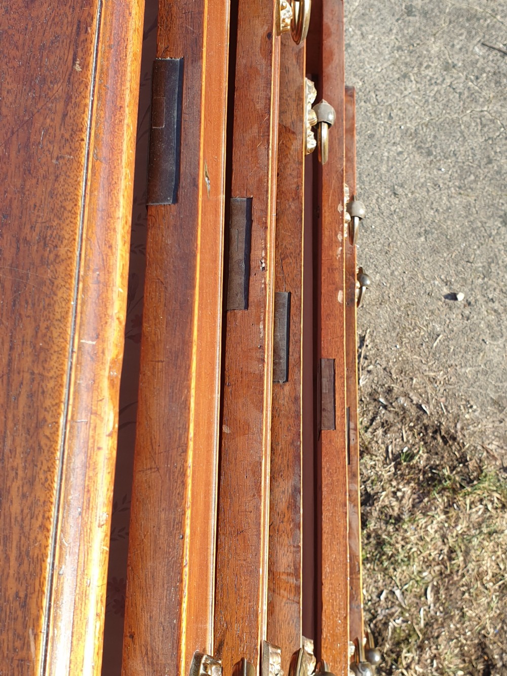 Regency mahogany chest of drawers.  View II