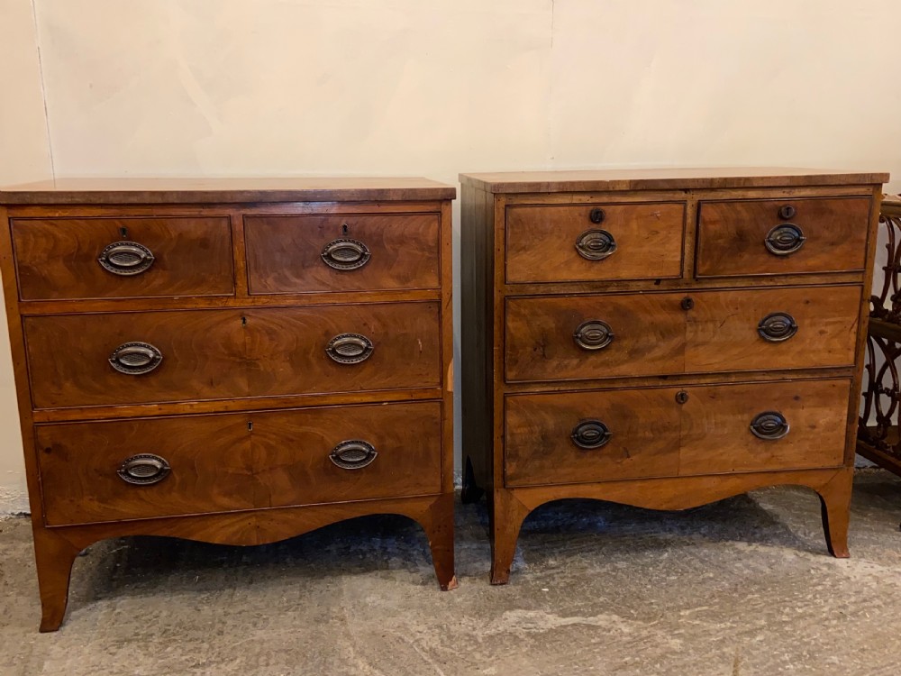 Match pair of small Victorian chest of drawers. View IV