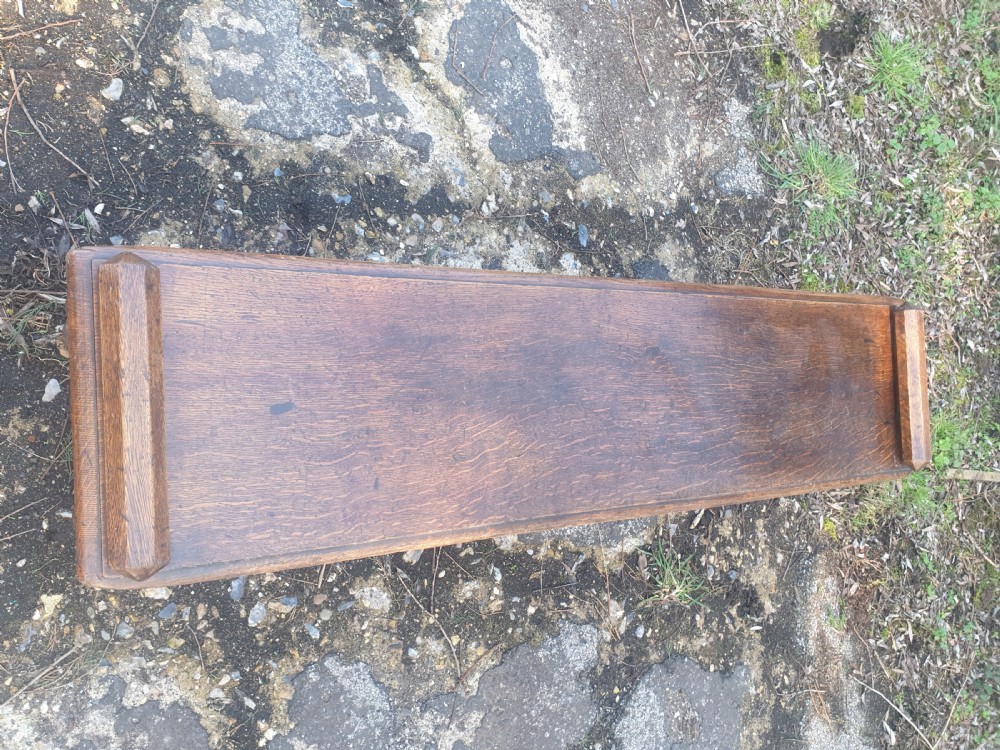 19th century oak hall seat View V
