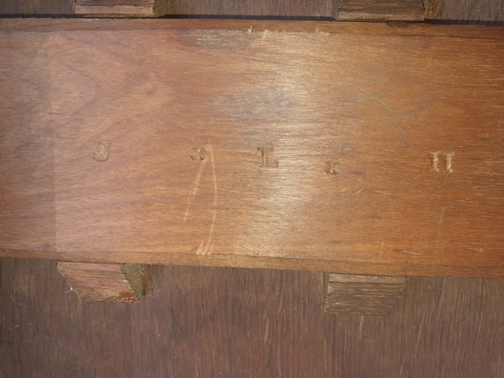 19th century oak hall seat View VI