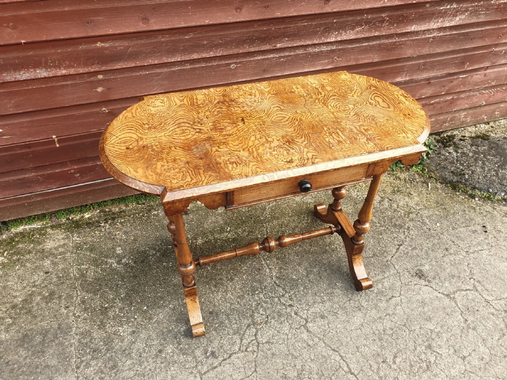 19th century single drawer side table  View III