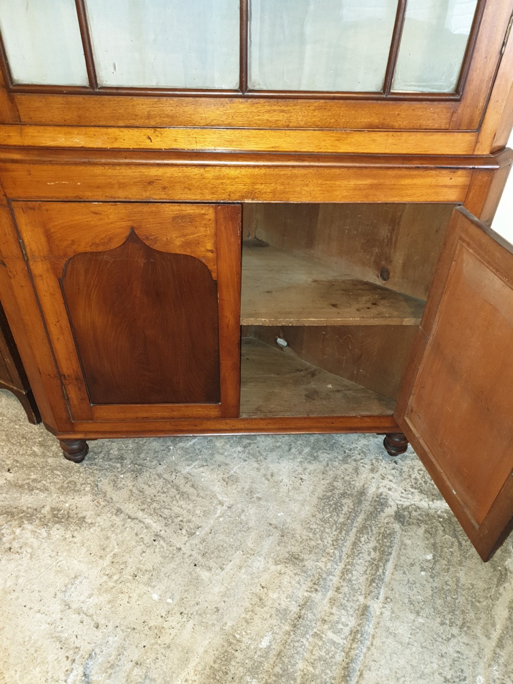 Early Victorian Welsh corner cupboard  View II