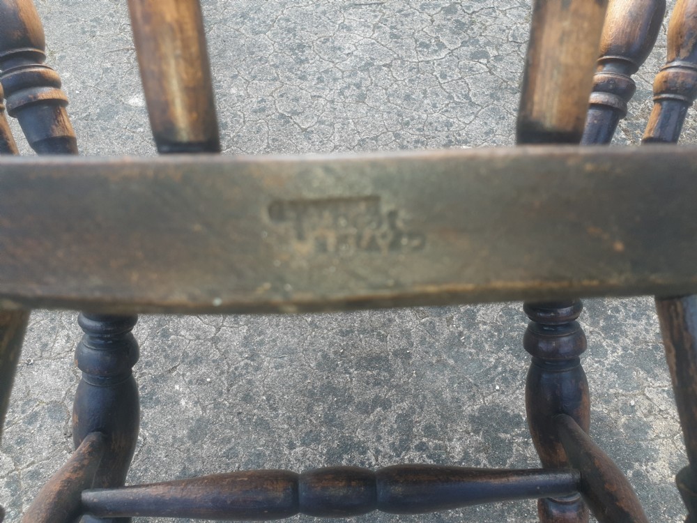 Victorian Smokers bow desk armchair  View IV