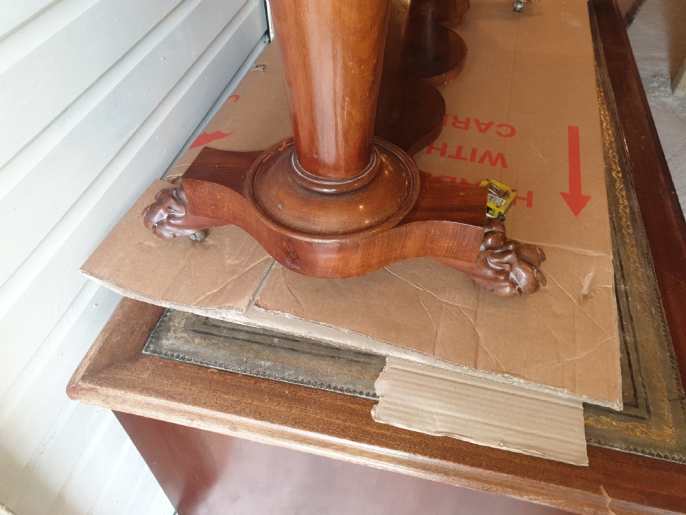 Mid Victorian double basin marble top washstand.  View IV