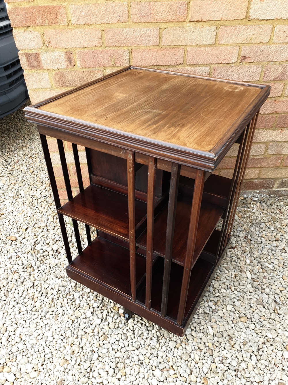 Edwardian revolving bookcase  View IV