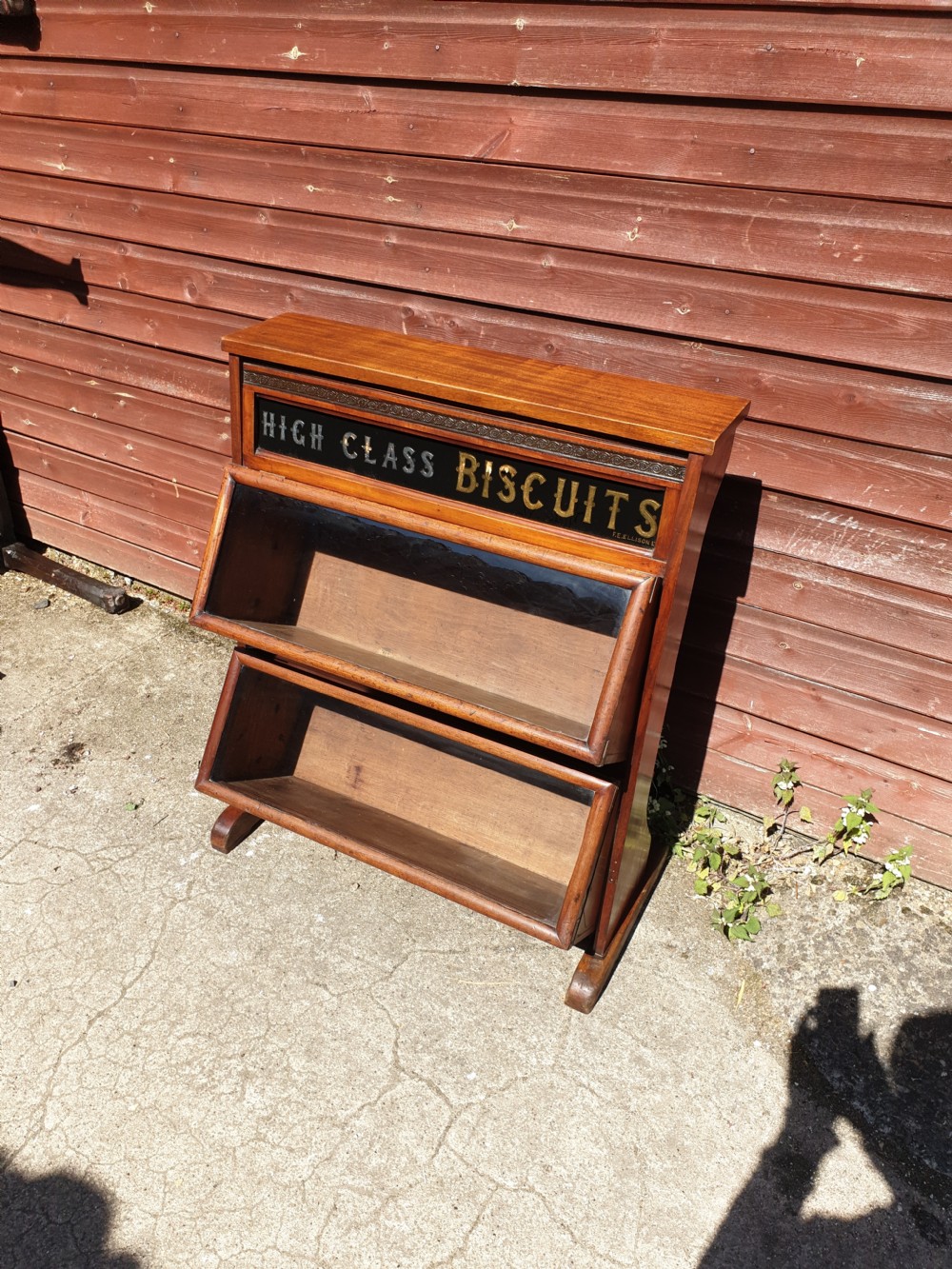 Edwardian biscuit shop cabinet  View III