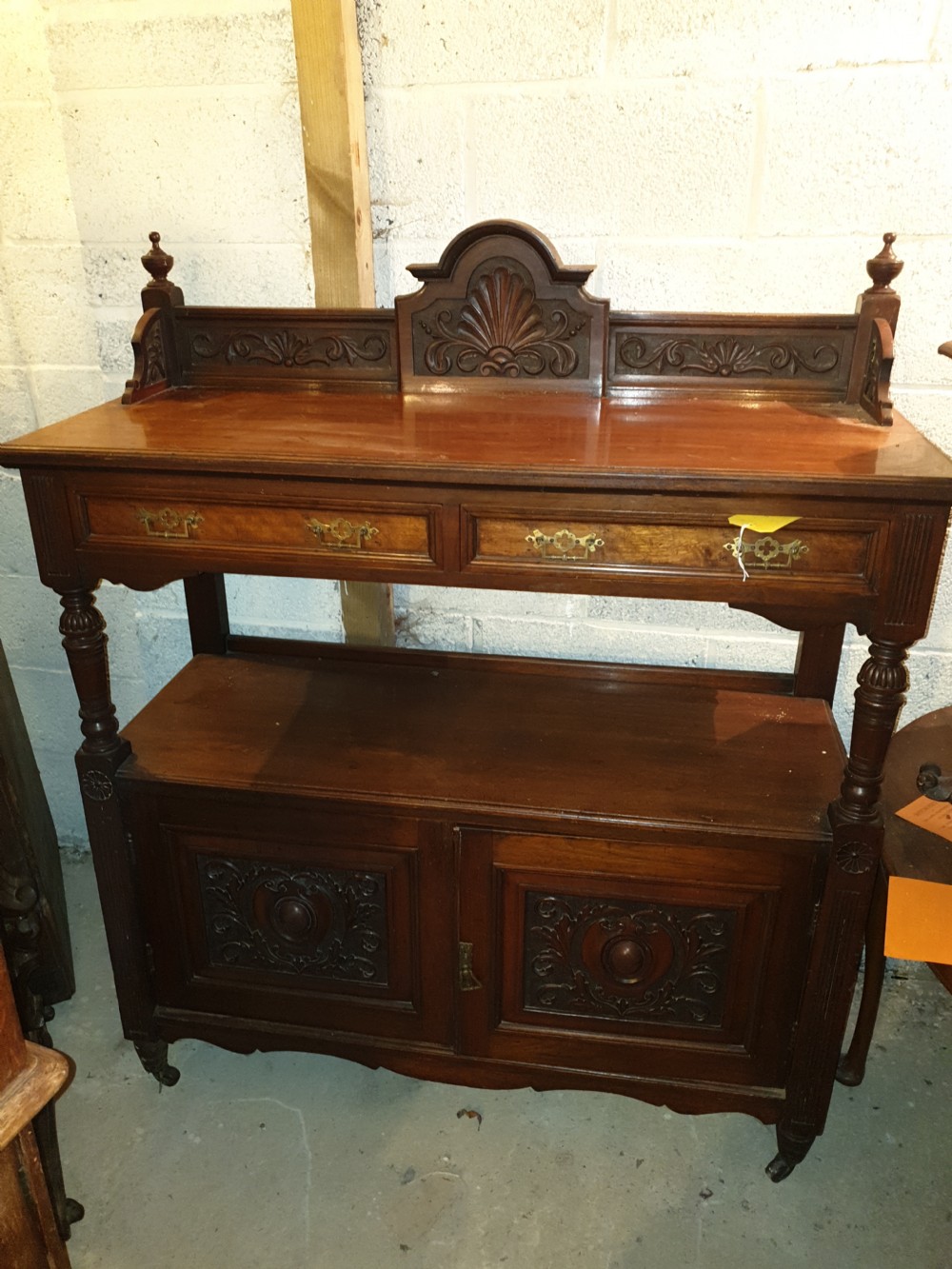 Late Victorian dining room buffet 