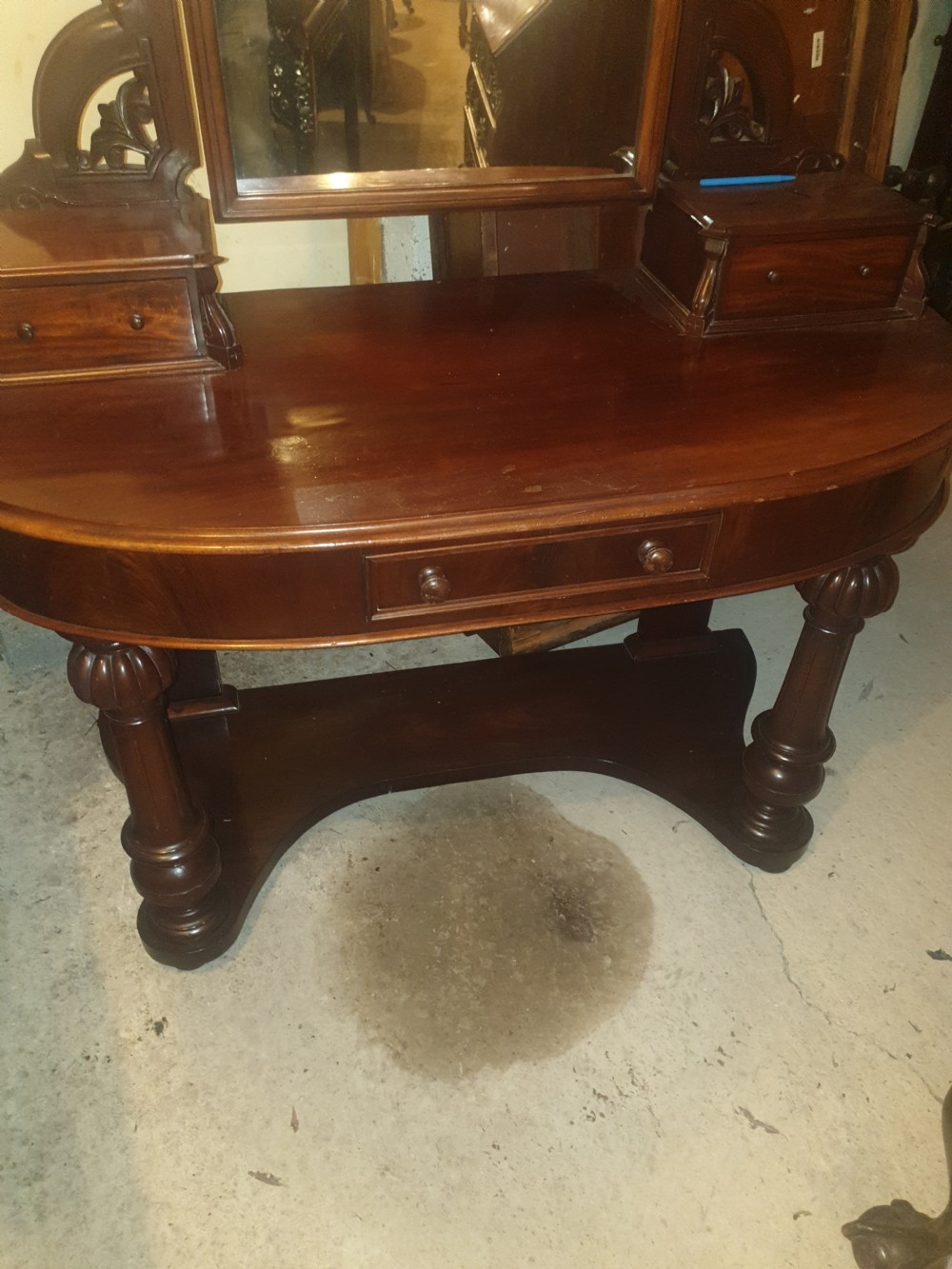 Victorian mahogany Duchess dressing table  View III