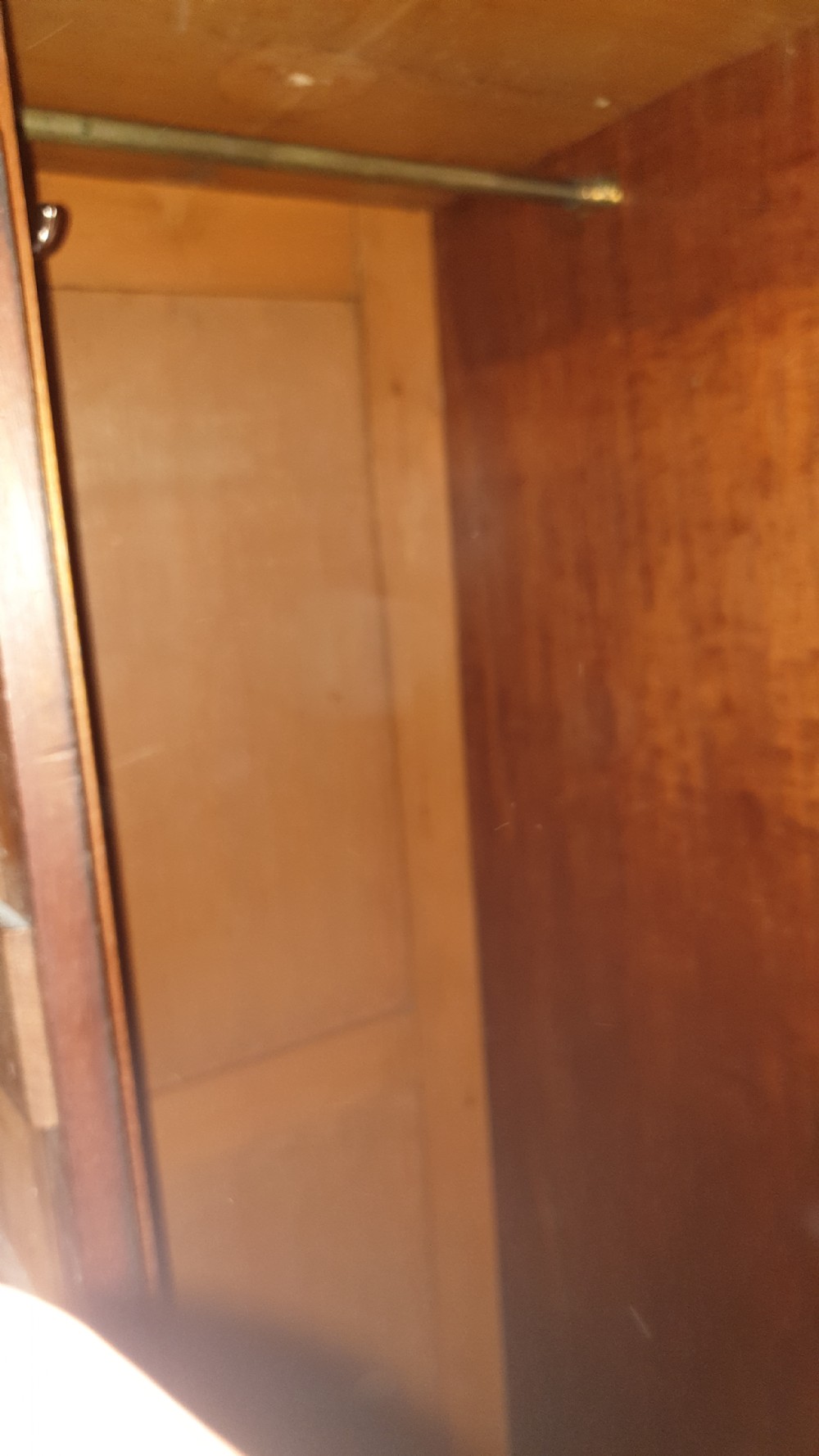 Early Victorian 4 door mahogany wardrobe(Height 6 foot) View VI