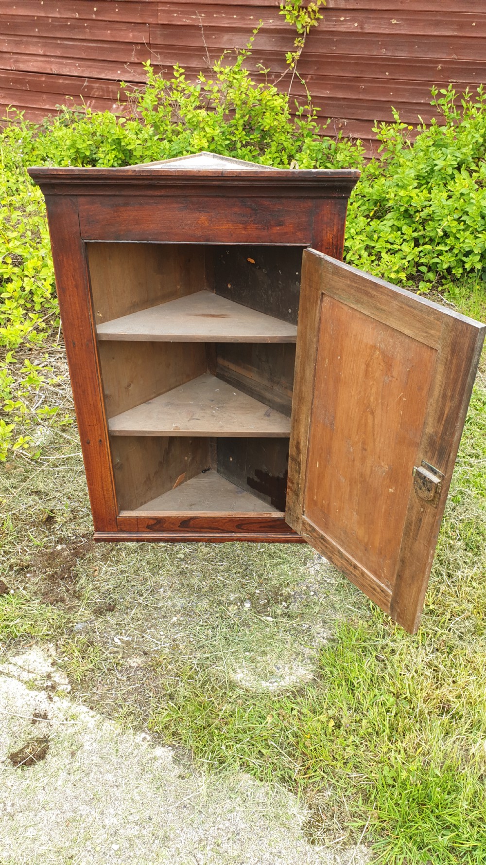 Early 19th century corner cupboard  View II