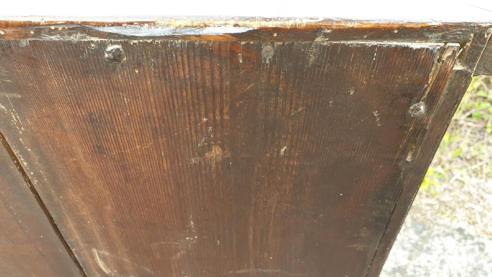 Georgian inlaid walnut chest of drawers  View V