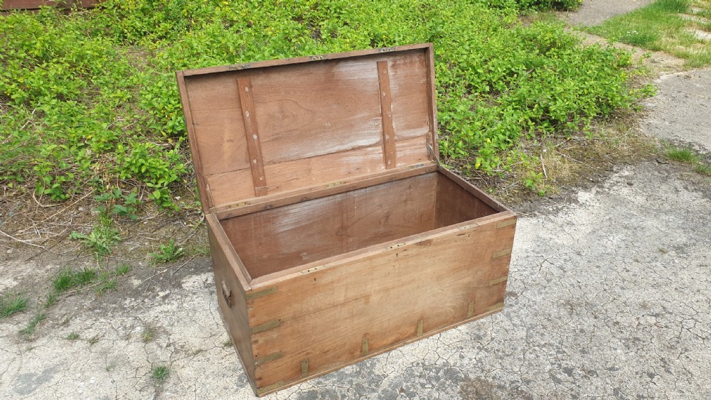 Anglo Indian brass bound chest View IV