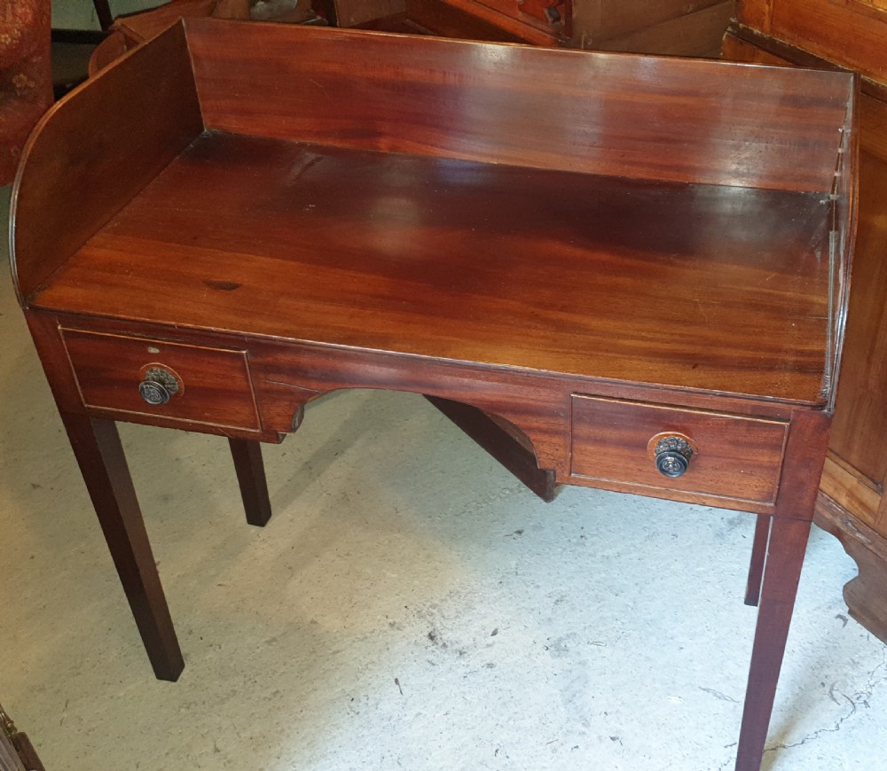 Regency mahogany tray top side table View IV