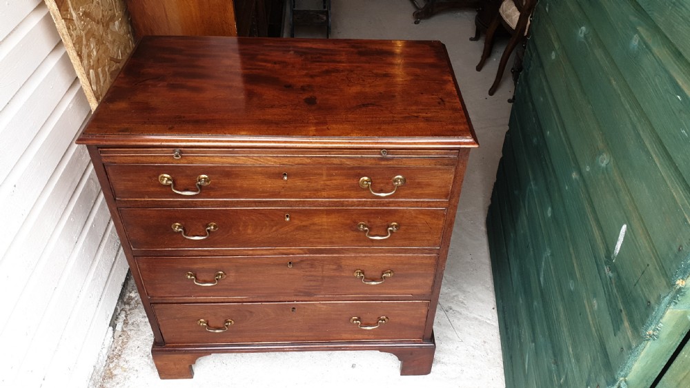 Early 19th century mahogany chest with slide. View III