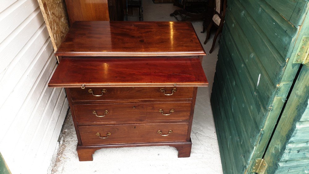 Early 19th century mahogany chest with slide. View VII
