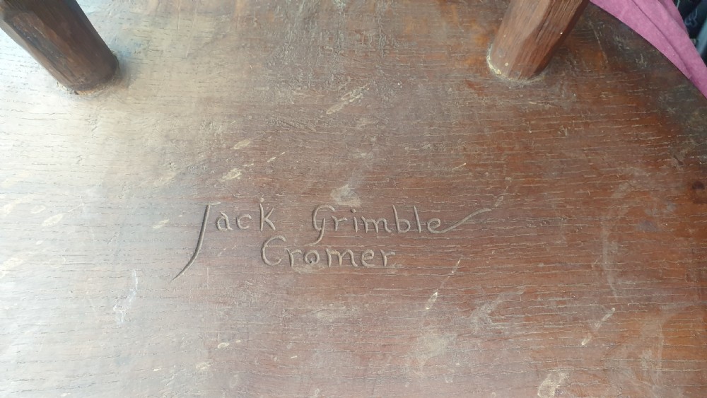 Oak occasional table by Jack Grimble  View II