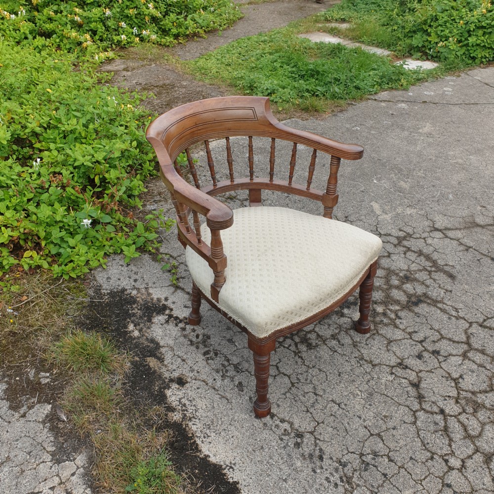 Late Victorian desk armchair  View II