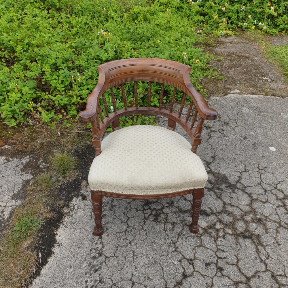 Late Victorian desk armchair  View III