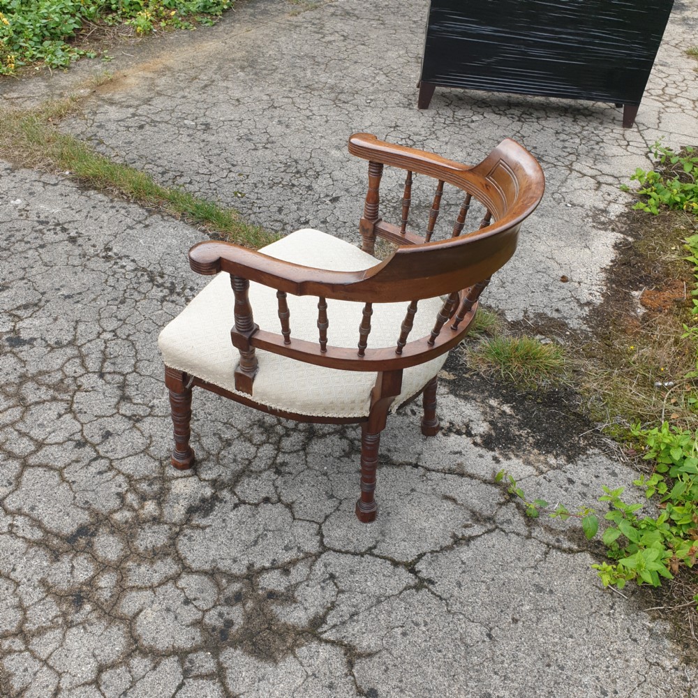 Late Victorian desk armchair  View IV