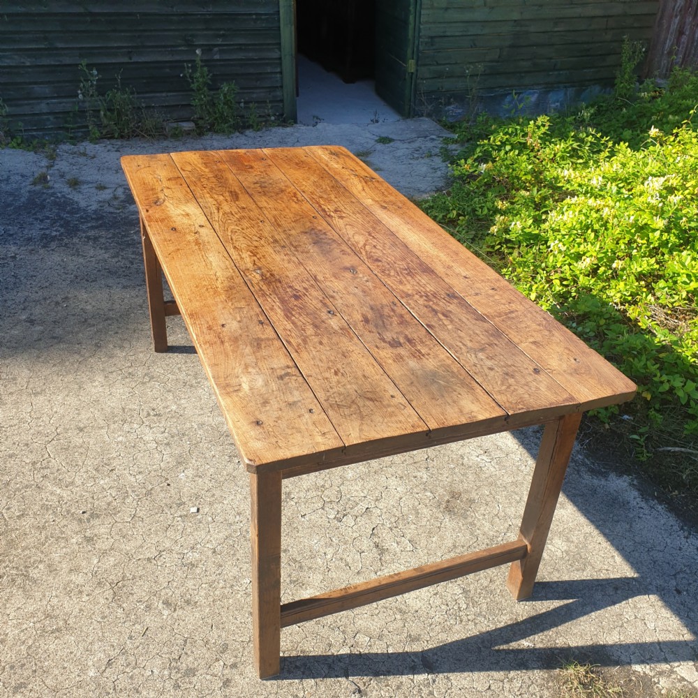 French farmhouse kitchen table.  View IV