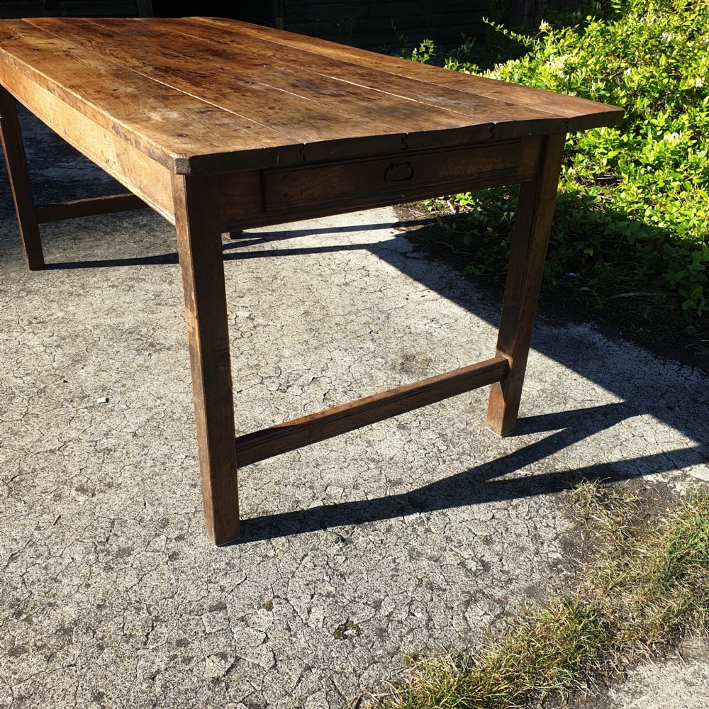 French farmhouse kitchen table.  View V