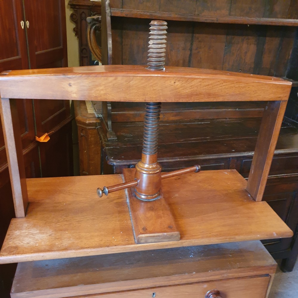 Mid 19th century book press View III
