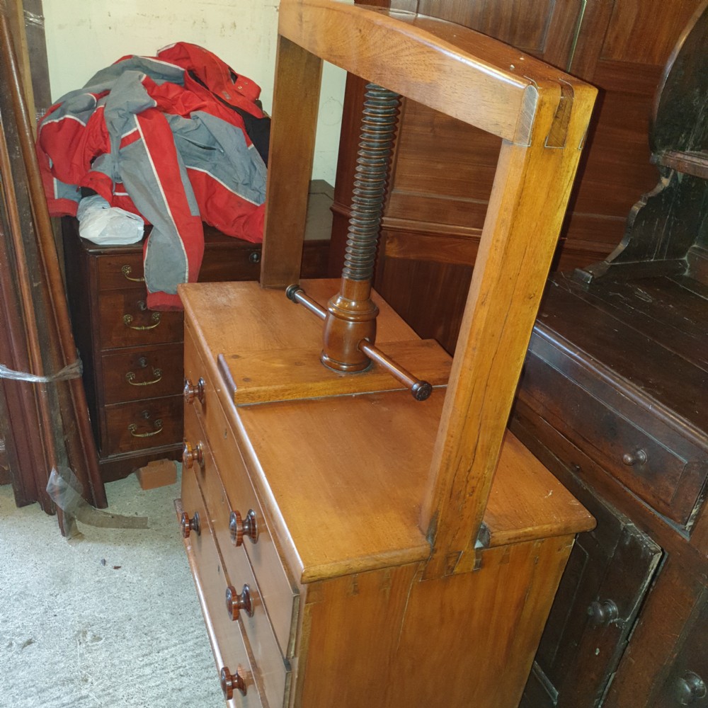 Mid 19th century book press View VII