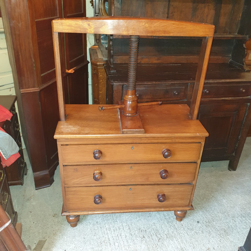 Mid 19th century book press View VIII