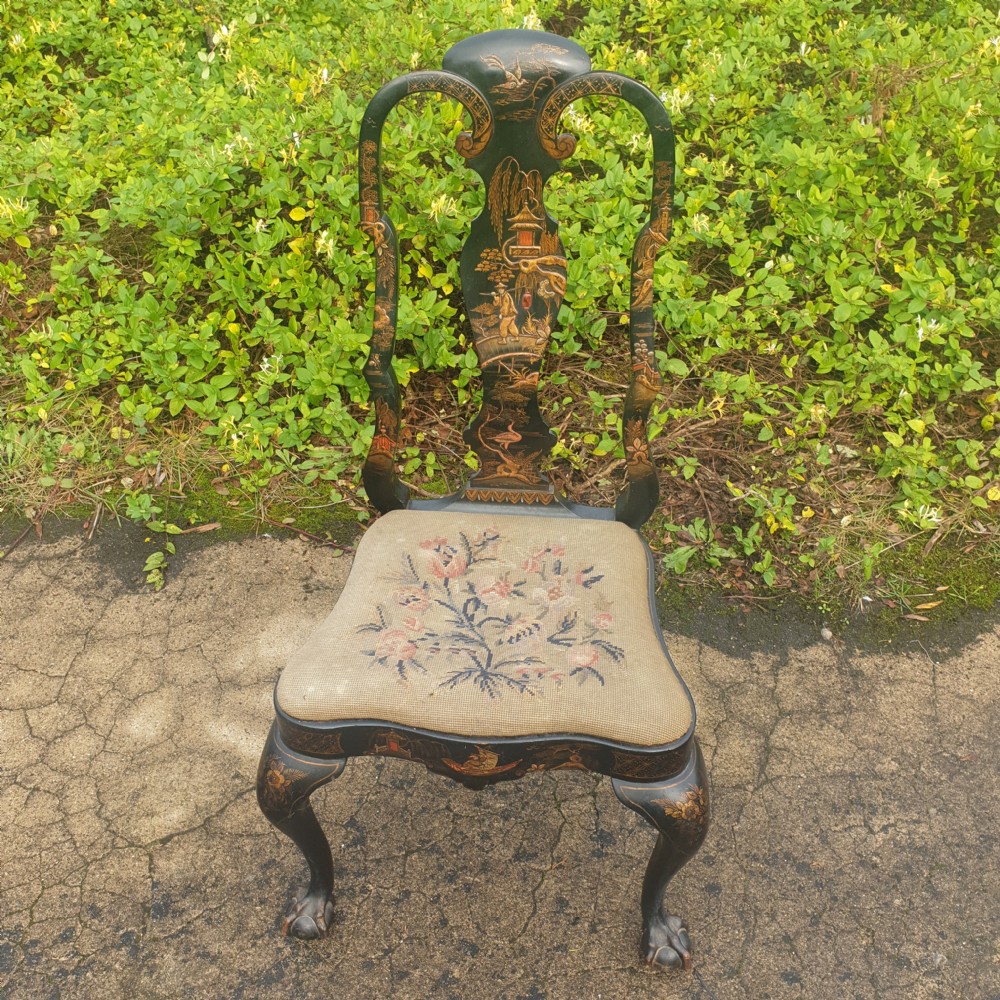 Good quality single lacquered chair.  View II