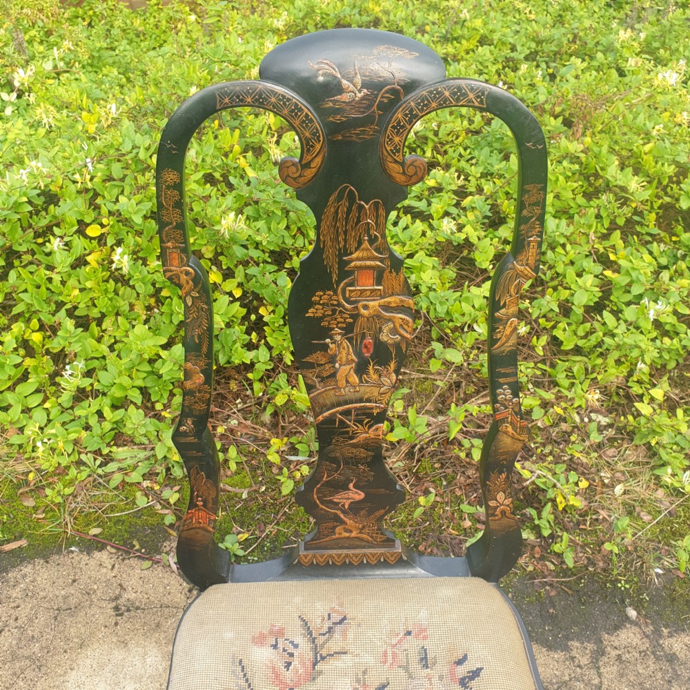 Good quality single lacquered chair.  View III