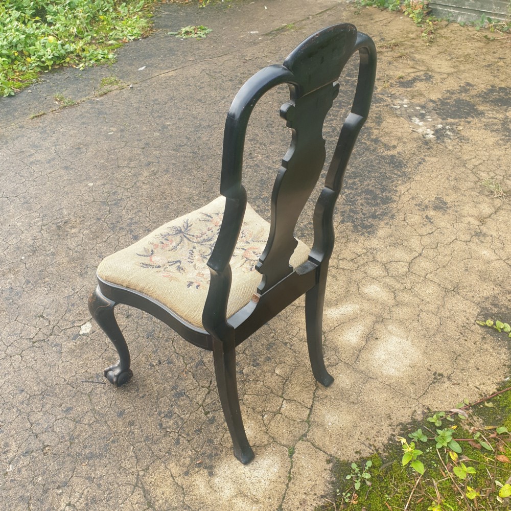 Good quality single lacquered chair.  View V