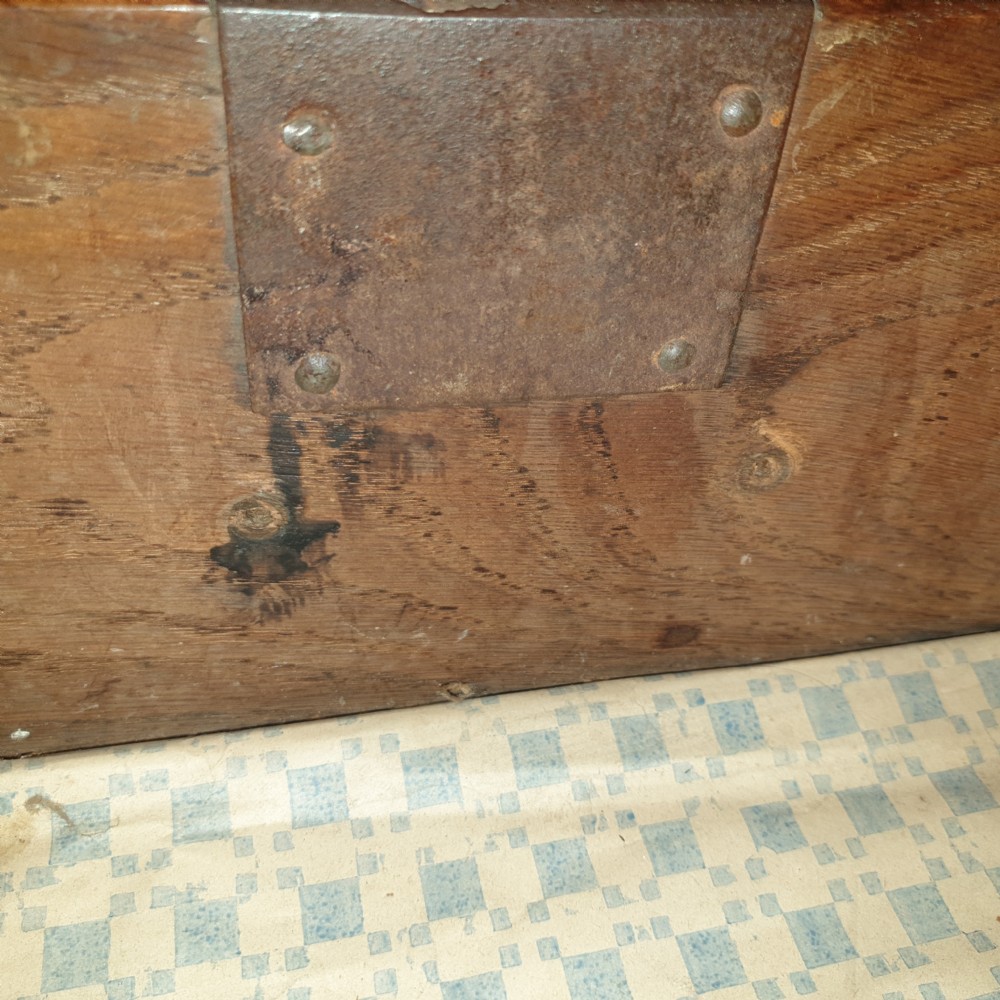 Late Georgian oak tallboy chest.  View III