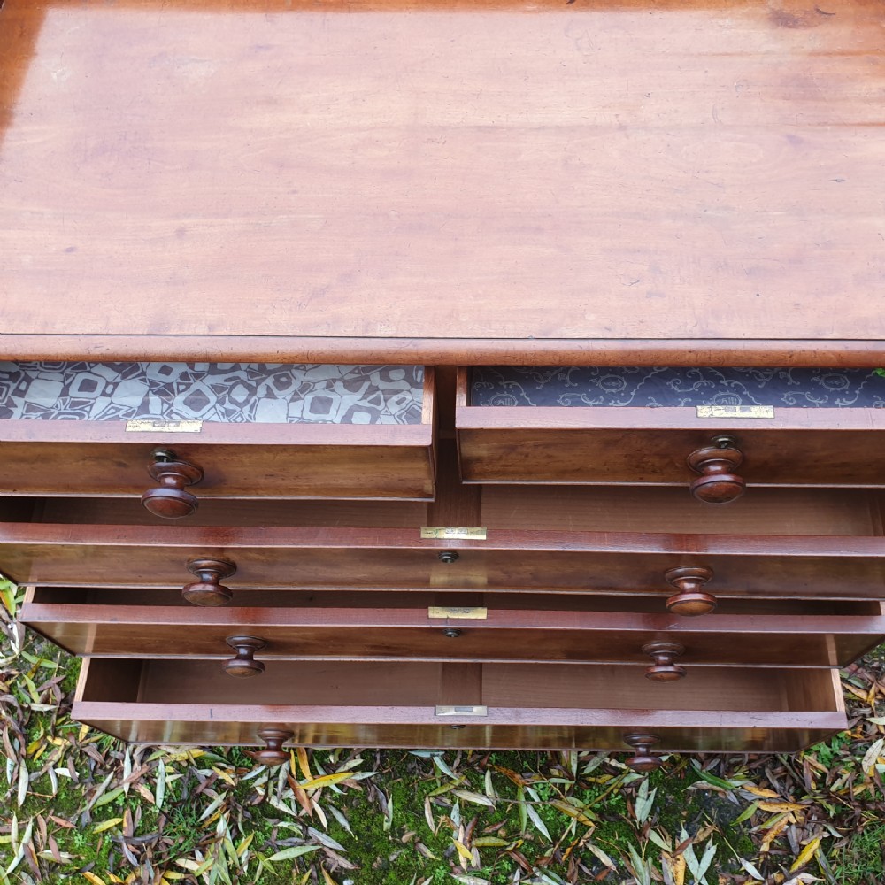 Good mid 19th century Mahogany chest of drawers.  View III