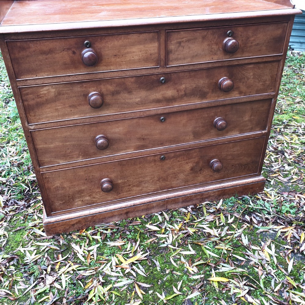 Good mid 19th century Mahogany chest of drawers.  View VII