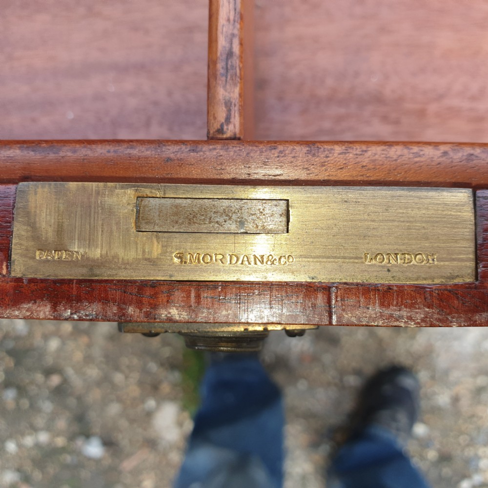 Good solid mahogany late Victorian chest of drawers.  View V