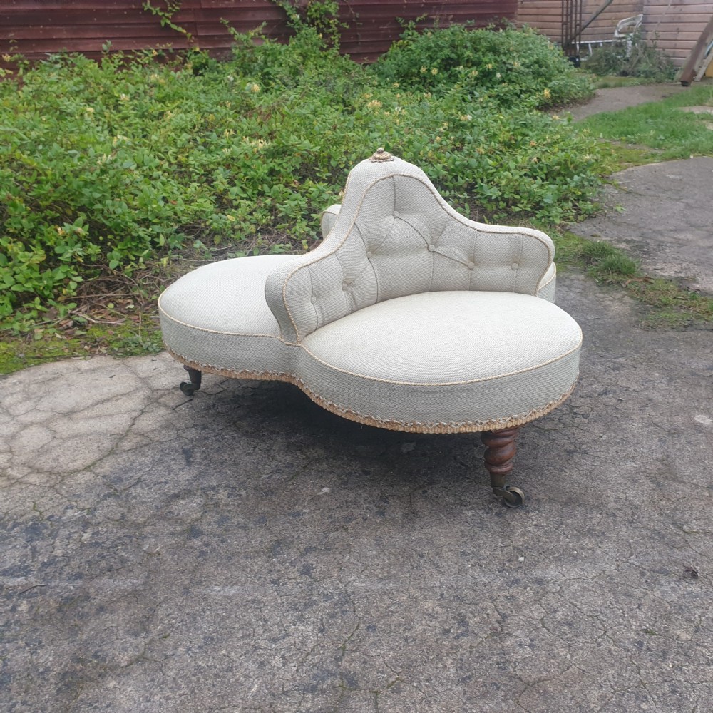 Victorian conversation centre seat.