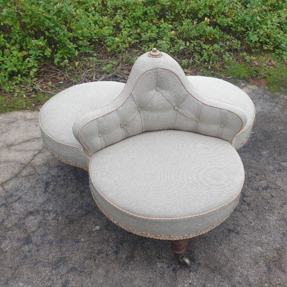 Victorian conversation centre seat. View II