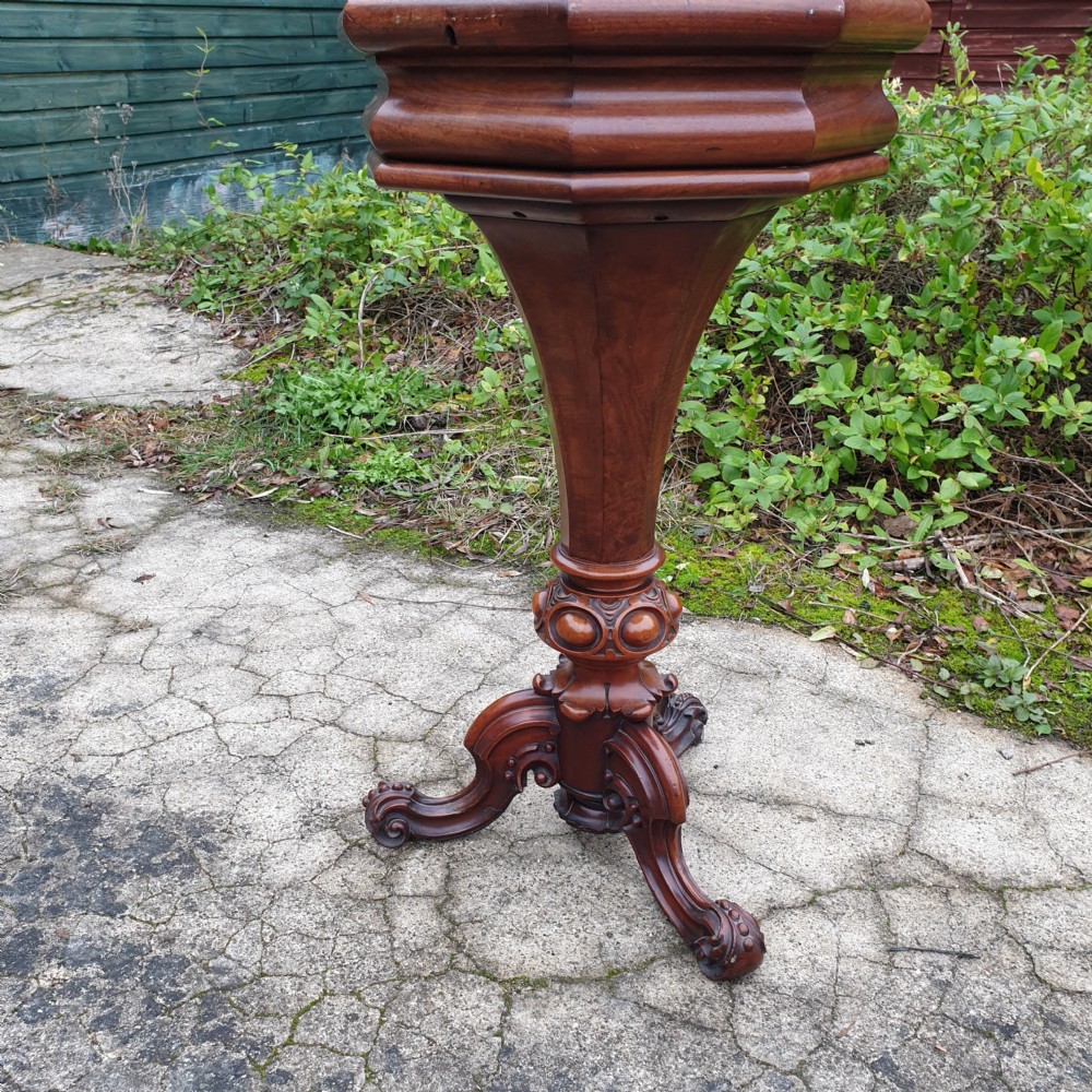 Good quality 19th century work table  View V